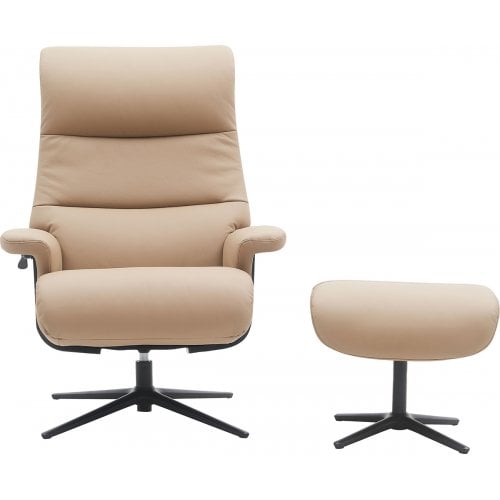 Кресло-реклайнер Qlab RC240 Leather (RC240BE) Beige купить в Украине | Telemart фото