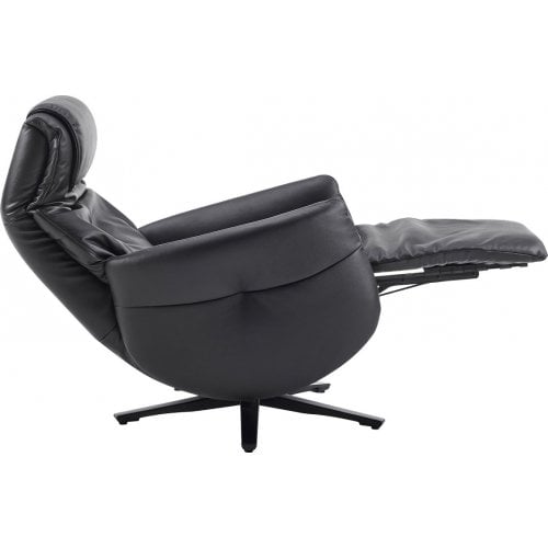 Кресло-реклайнер Qlab RC268 Leather (RC268B) Black купить в Украине | Telemart фото