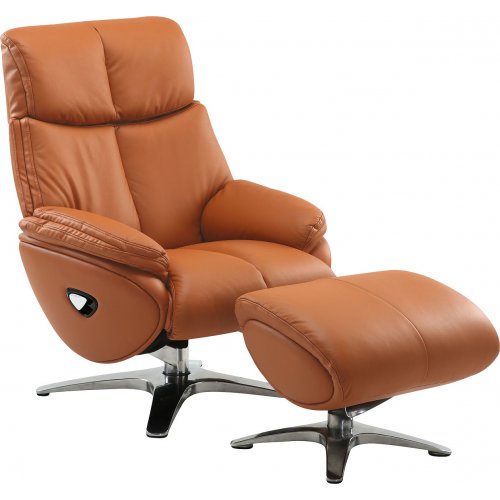 Кресло-реклайнер Qlab RC280 Leather (RC280BR) Brown купить в Украине | Telemart фото