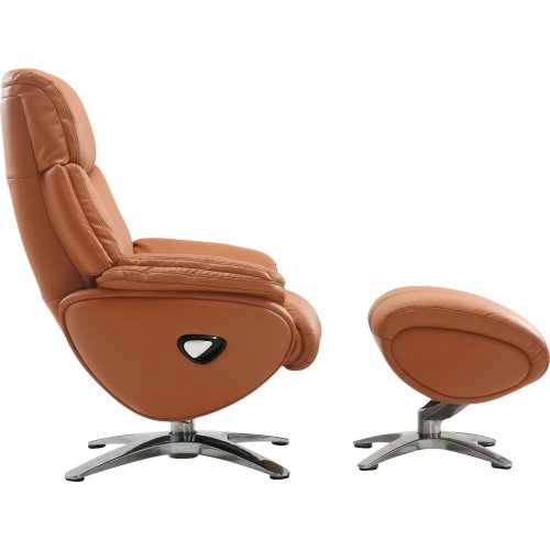 Кресло-реклайнер Qlab RC280 Leather (RC280BR) Brown купить в Украине | Telemart фото