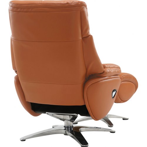 Кресло-реклайнер Qlab RC280 Leather (RC280BR) Brown купить в Украине | Telemart фото