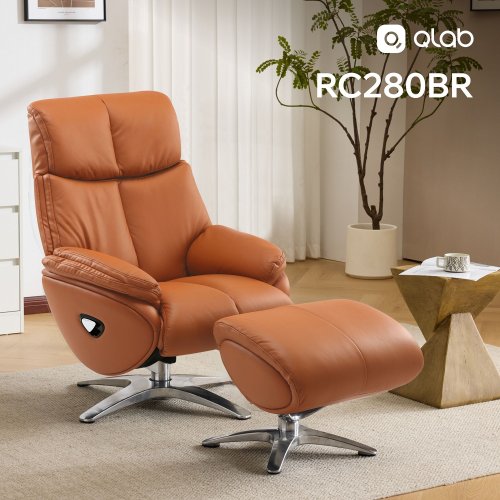 Кресло-реклайнер Qlab RC280 Leather (RC280BR) Brown купить в Украине | Telemart фото