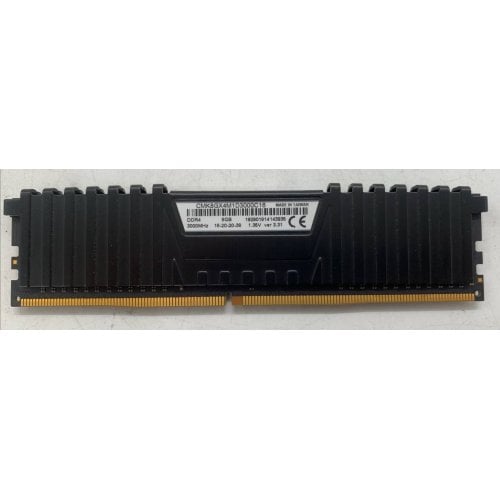 Озп Corsair DDR4 8GB 3000Mhz Vengeance LPX (CMK8GX4M1D3000C16) Black (Відновлено продавцем, 919390) купити в Україні | Telemart фото