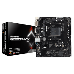Материнская плата AsRock AB350M-HDV R3.0 (sAM4, AMD B350) (Восстановлено продавцом, 919397)