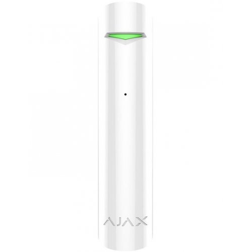 Беспроводной датчик разбития стекла Ajax GlassProtect (000001140) White купить в Украине | Telemart фото
