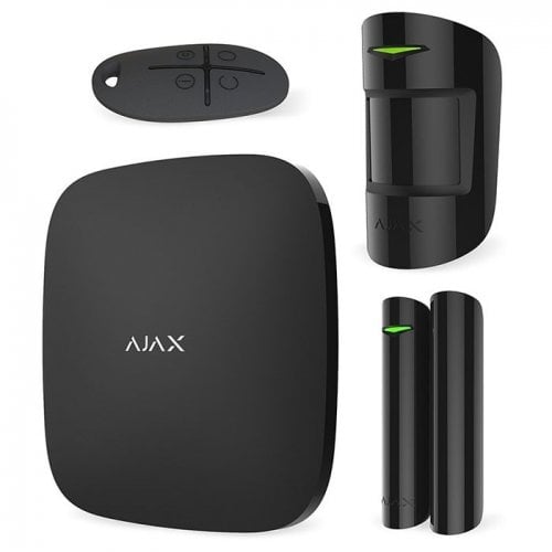 Комплект охранной сигнализации Ajax StarterKit (000001143) Black купить в Украине | Telemart фото