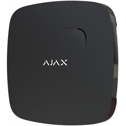 Беспроводной датчик дыма и угарного газа Ajax FireProtect Plus (000005636) Black купить в Украине | Telemart фото
