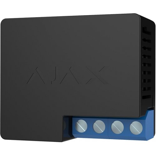 Беспроводное реле с сухим контактом Ajax Relay (000010019) Black купить в Украине | Telemart фото