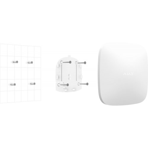 Умный хаб Ajax Hub 2 Plus (000018791) White купить в Украине | Telemart фото