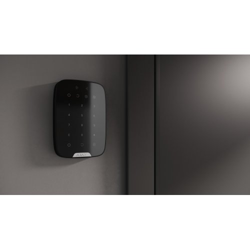 Беспроводная сенсорная клавиатура Ajax KeyPad Plus (000023069) Black купить в Украине | Telemart фото