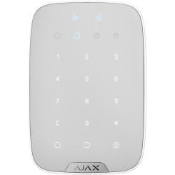 Беспроводная сенсорная клавиатура Ajax KeyPad Plus (000023070) White