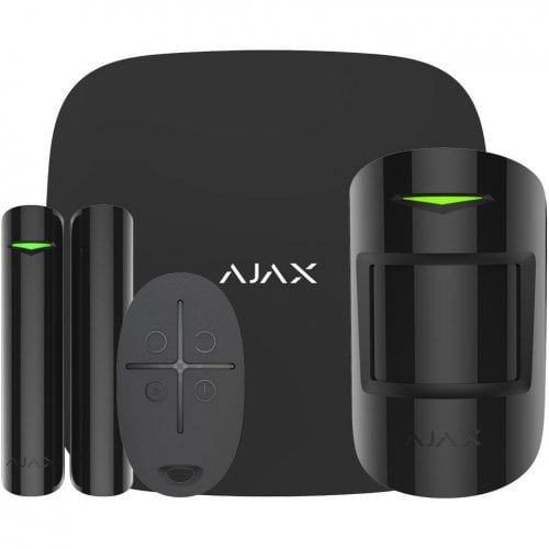 Комплект охранной сигнализации Ajax StarterKit 2 (000023479) Black купить в Украине | Telemart фото