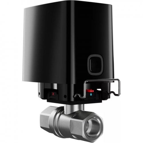 Розумний кран перекриття води Ajax WaterStop 1" (000029716) Black купити в Україні | Telemart фото