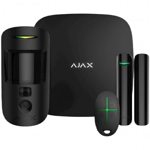 Комплект охранной сигнализации Ajax HDR StarterKit Cam (000052842) Black купить в Украине | Telemart фото