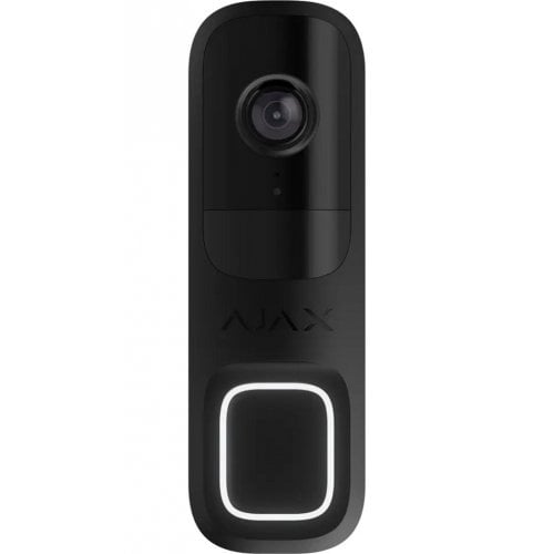 Бездротовий відеодзвінок Ajax Doorbell (000053535) Black купити в Україні | Telemart фото