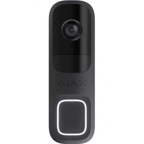 Беспроводной видеозвонок Ajax Doorbell (000053537) Graphite купить в Украине | Telemart фото