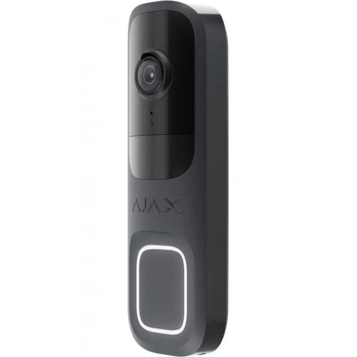 Беспроводной видеозвонок Ajax Doorbell (000053537) Graphite купить в Украине | Telemart фото