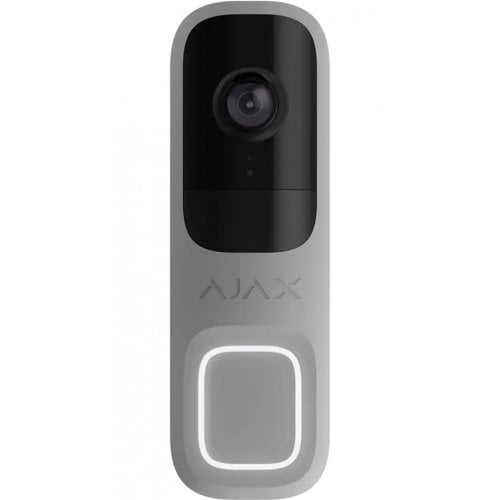 Бездротовий відеодзвінок Ajax Doorbell (000053538) Gray купити в Україні | Telemart фото