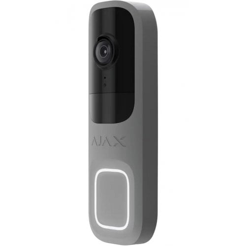 Бездротовий відеодзвінок Ajax Doorbell (000053538) Gray купити в Україні | Telemart фото