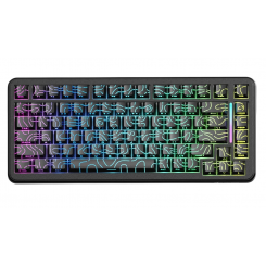 Уценка клавиатура Attack Shark X82 Pro RGB HE Magnetic Switch Wireless (AS-6972792470696-BCL) Black Contour Line (Вскрытая упаковка, 919507)