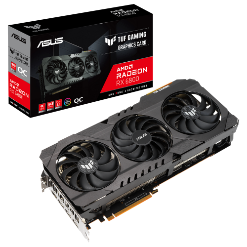 Відеокарта Asus TUF Radeon RX 6800 OC 16384MB (TUF-RX6800-O16G-GAMING) (Відновлено продавцем, 919518) купити в Україні | Telemart фото