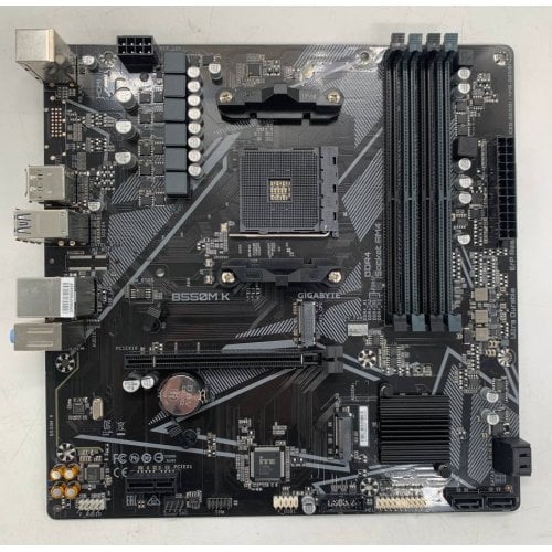 Материнська плата Gigabyte B550M K (sAM4, AMD B550) (Відновлено продавцем, 919523) купити в Україні | Telemart фото