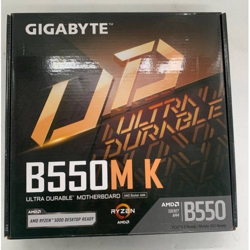 Материнська плата Gigabyte B550M K (sAM4, AMD B550) (Відновлено продавцем, 919523) купити в Україні | Telemart фото