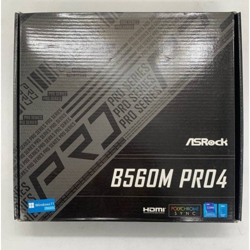 Материнська плата AsRock B560M Pro4 (s1200, Intel B560) (Відновлено продавцем, 919526) купити в Україні | Telemart фото