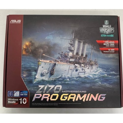 Материнська плата Asus Z170 PRO GAMING (s1151, Intel Z170) (Відновлено продавцем, 919532) купити в Україні | Telemart фото