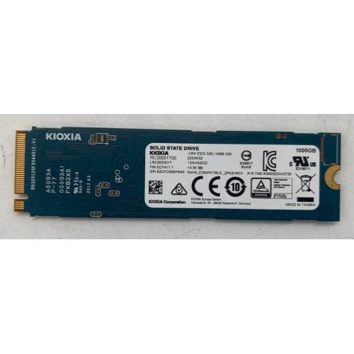 Ssd-диск Kioxia Exceria G2 1TB M.2 (2280 PCI-E) (LRC20Z001TG8) (Відновлено продавцем, 919614) купити в Україні | Telemart фото