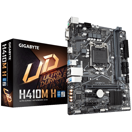 Материнська плата Gigabyte H410M H (s1200, Intel H410) (Відновлено продавцем, 919628) купити в Україні | Telemart фото
