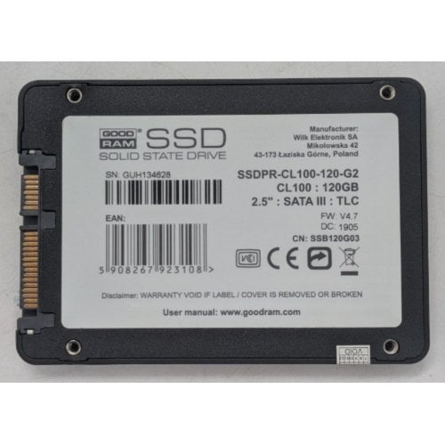 Ssd-диск Kingston SSDNow A400 TLC 480GB 2.5'' (SA400S37/480G) (Відновлено продавцем, 919753) купити в Україні | Telemart фото