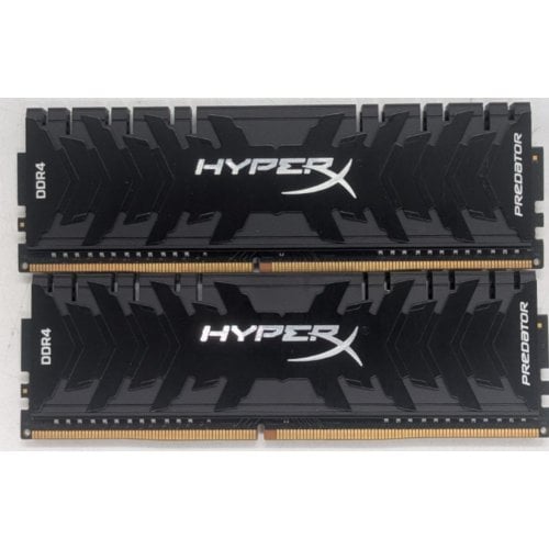 Озп HyperX DDR4 16GB (2x8GB) 3200Mhz Predator (HX432C16PB3K2/16) (Відновлено продавцем, 919755) купити в Україні | Telemart фото