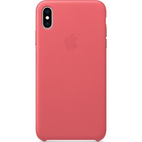 

Apple iPhone XS Max Leather Case (MTEX2) Peony Pink