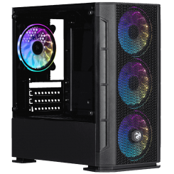 Корпус 2E Gaming CALLEO ARGB Tempered Glass без БЖ (2E-GB700) Black (Відновлено продавцем, 919818)