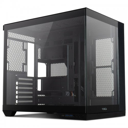 Корпус Vinga Request без БЖ Black (Відновлено продавцем, 919821) купити в Україні | Telemart фото