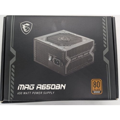 Блок живлення MSI MAG 650W (A650BN) (Відновлено продавцем, 919828) купити в Україні | Telemart фото