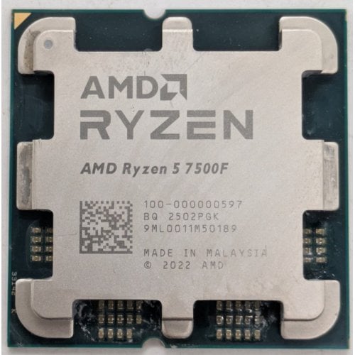 Процессор AMD Ryzen 5 7500F 3.7(5.0)GHz 32MB sAM5 Tray (100-000000597) (Восстановлено продавцом, 919848) купить в Украине | Telemart фото