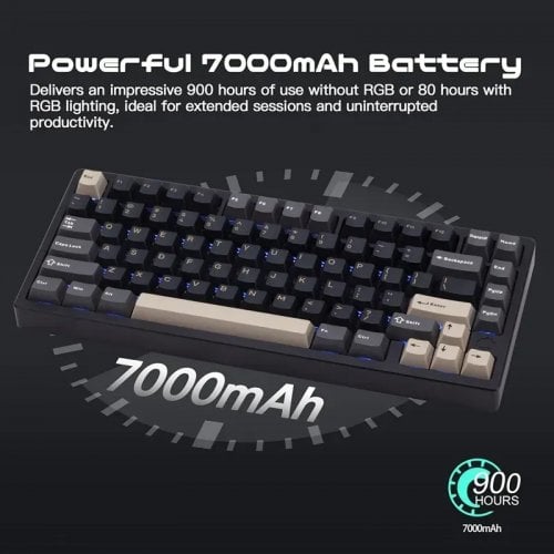 Клавиатура WOBKEY Rainy 75 Pro RGB Kailh Cocoa Switch Wireless (6976818170188) White купить в Украине | Telemart фото