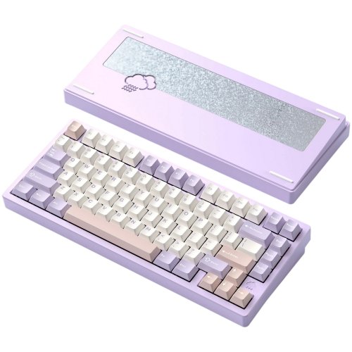 Клавиатура WOBKEY Rainy 75 Pro RGB Kailh Cocoa Switch Wireless (6976818170348) Purple купить в Украине | Telemart фото