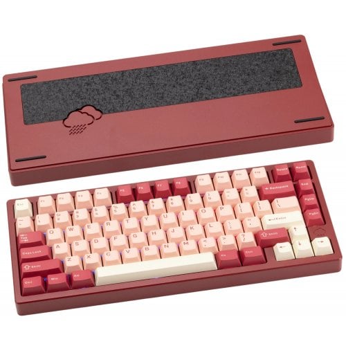 Клавиатура WOBKEY Rainy 75 Pro RGB Kailh Cocoa Switch Wireless (6976818170232) Red купить в Украине | Telemart фото