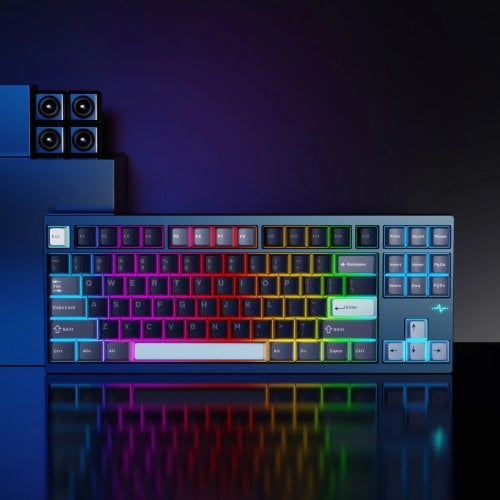 Клавиатура WOBKEY Crush 80 Reboot Pro RGB Kailh Cocoa Switch Wireless (6976818170317) Black купить в Украине | Telemart фото