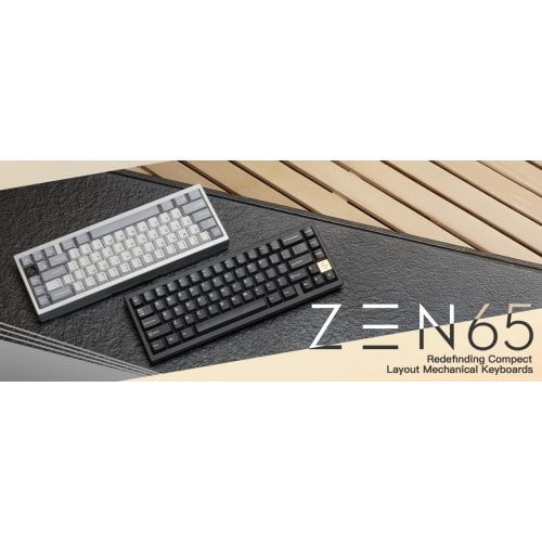 Клавиатура WOBKEY Zen 65 Ultra RGB Kailh Cocoa Switch Wireless Black купить в Украине | Telemart фото