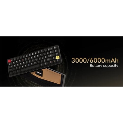 Клавиатура WOBKEY Zen 65 Ultra RGB Kailh Cocoa Switch Wireless Black купить в Украине | Telemart фото