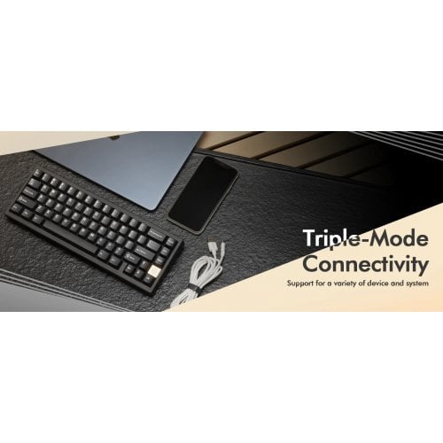 Клавиатура WOBKEY Zen 65 Ultra RGB Kailh Cocoa Switch Wireless Red купить в Украине | Telemart фото