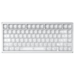 Клавиатура WOBKEY Rainy 75 Pro Mithril RGB Kailh Cocoa Switch Wireless Silver
