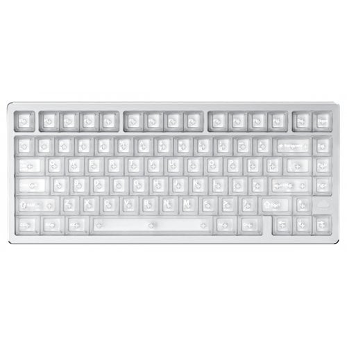 Клавиатура WOBKEY Rainy 75 Pro Mithril RGB Kailh Cocoa Switch Wireless Silver купить в Украине | Telemart фото