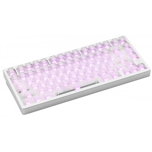 Клавиатура WOBKEY Rainy 75 Pro Mithril RGB Kailh Cocoa Switch Wireless Silver купить в Украине | Telemart фото