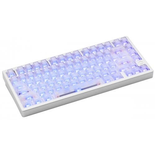 Клавиатура WOBKEY Rainy 75 Pro Mithril RGB Kailh Cocoa Switch Wireless Silver купить в Украине | Telemart фото