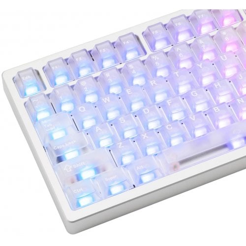 Клавиатура WOBKEY Rainy 75 Pro Mithril RGB Kailh Cocoa Switch Wireless Silver купить в Украине | Telemart фото